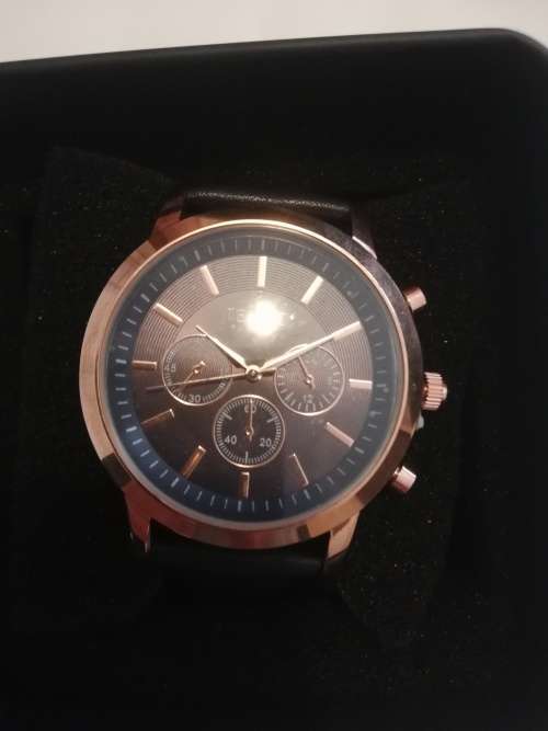 Tempo Leather Strap Watch for Sale