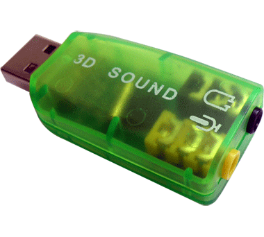 USB Sound Card Plug & Play Best For Desktop PC / Laptop