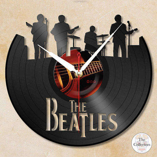 UNIQUE LASERCUT VINYL LP WALL CLOCK - MANY DESIGNS TO CHOOSE