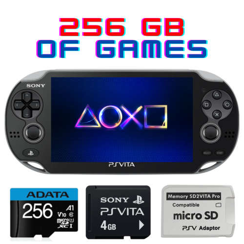 PSVita Playstation 256GB of Games Bundle - Great Condition (Free Shipping)
