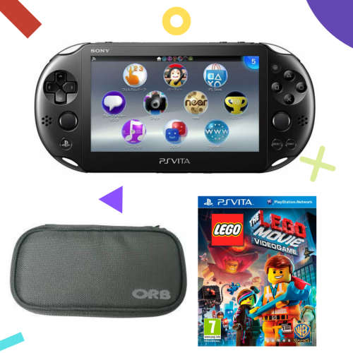 PS Vita / PSVita 2000 + LEGO Movie Videogame + Carry Pouch