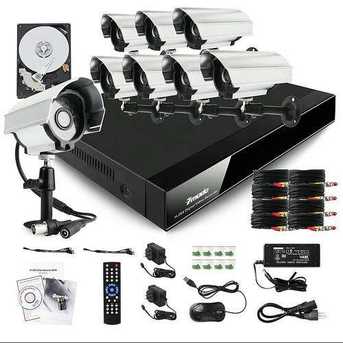 Special LIMITED STOCK COMPLETE 8 CHANNEL SYSTEM! 8x900tvl CAMERAS  3G  HDMI DVR Online Viewing