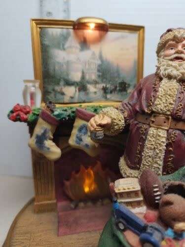 Thomas Kinkade Santa - The Light of Christmas