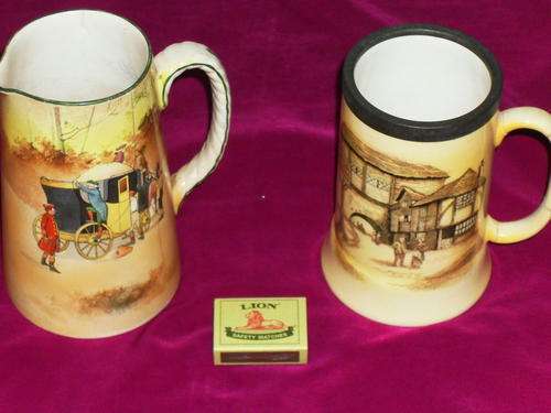 ROYAL DOULTON AND SANDLAND WARE,BOTH ONE BID,DELIVERY R35.00