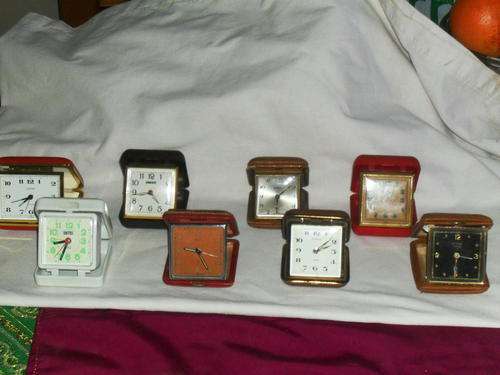 8 vintage alarm clocks,shipping will be R45