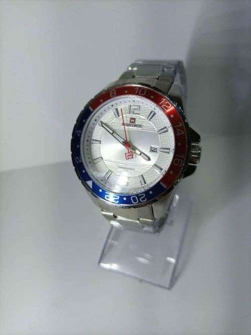 Silver Mens Naviforce Watch