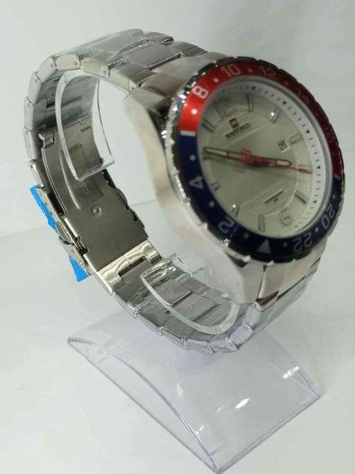 Silver Mens Naviforce Watch