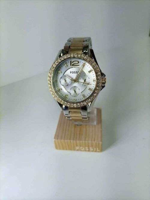 Gold and Silver Ladies Fossil Watch