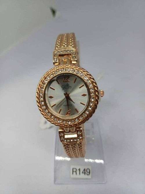 Ladies Rose gold royalty watch