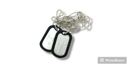 Frame dog tag chain