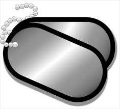 Retro Style Military Dog Tags