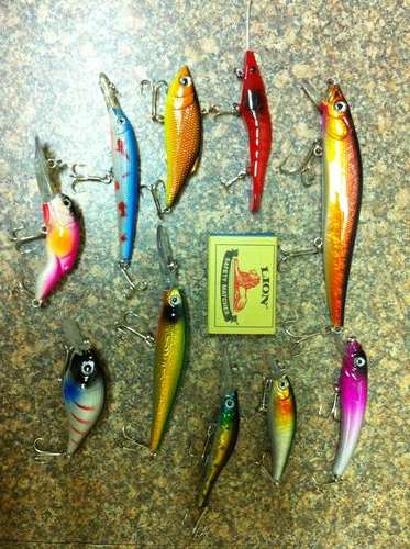 Set of 10 New Fishing Lures - Fresh or Salt Water
