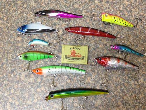Set of 10 New Fishing Lures - Fresh or Salt Water
