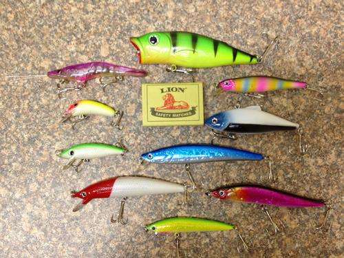 Set of 10 New Fishing Lures - Fresh or Salt Water