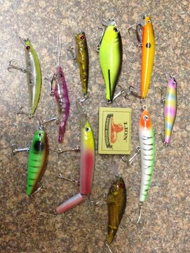 Set of 10 New Fishing Lures - Fresh or Salt Water
