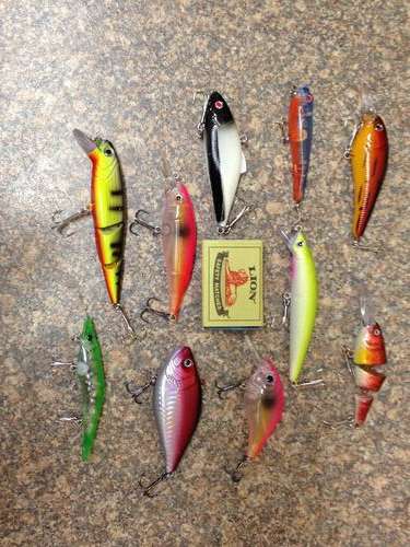 Set of 10 New Fishing Lures - Fresh or Salt Water
