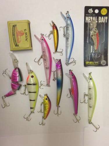 Set of 10 Brand New Fishing Lures - Fresh or Salt Water