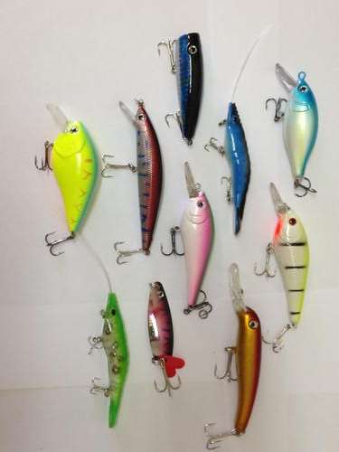 Set of 10 Brand New Fishing Lures - Fresh or Salt Water