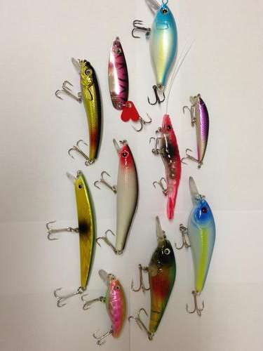 Set of 10 Brand New Fishing Lures - Fresh or Salt Water