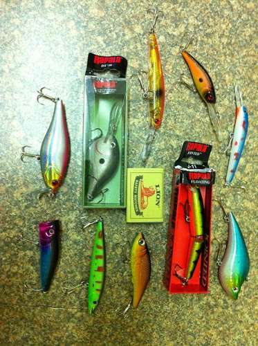Set of 10 New Fishing Lures - Incl 2 New Rapala's worth R250