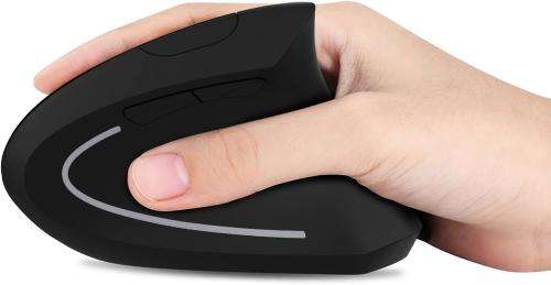 Rechargeable Ergonomic Wireless 2.4GHz Optical Mouse