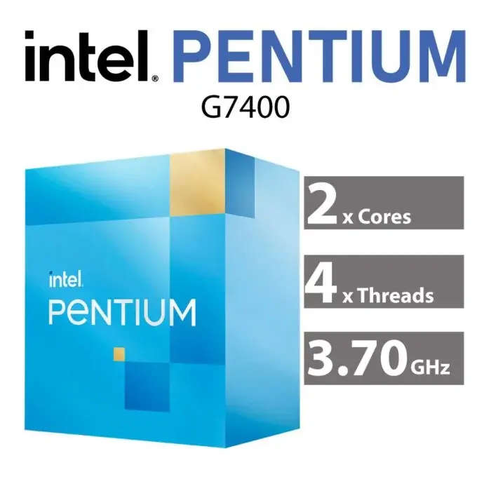 Intel Pentium GOLD G7400 12th Gen 3.70GHz LGA1700 Alder Lake Processor