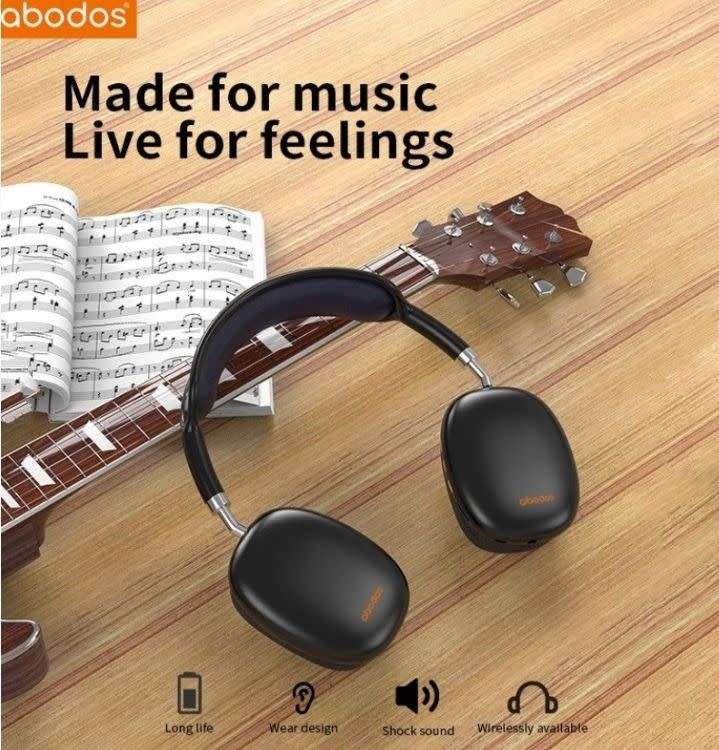 Abodos AS-WH26 wireless headset Bluetooth bass stereo wireless headphones Over-ear headphones