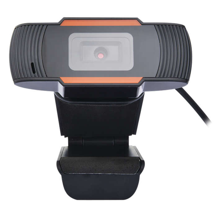 USB Webcam Computer Camera with Built-In Sound-Absorbing Microphone