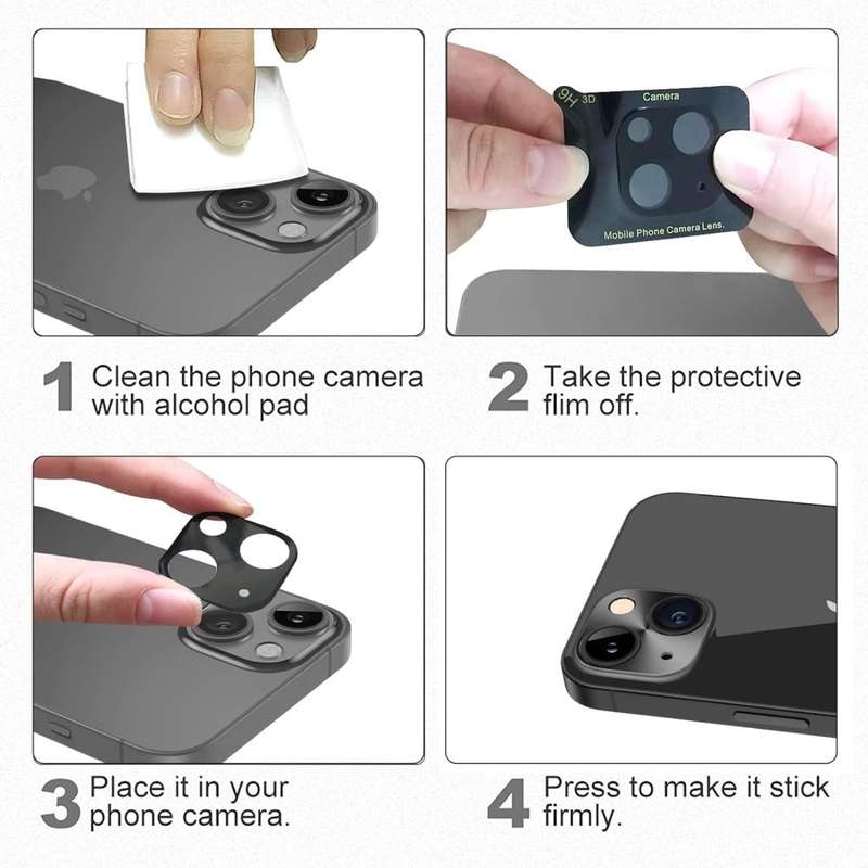 Camera Lens Protector - [2 Pack] Uniwit Premium Aluminum Alloy Back Rear Camera Lens Screen Cover