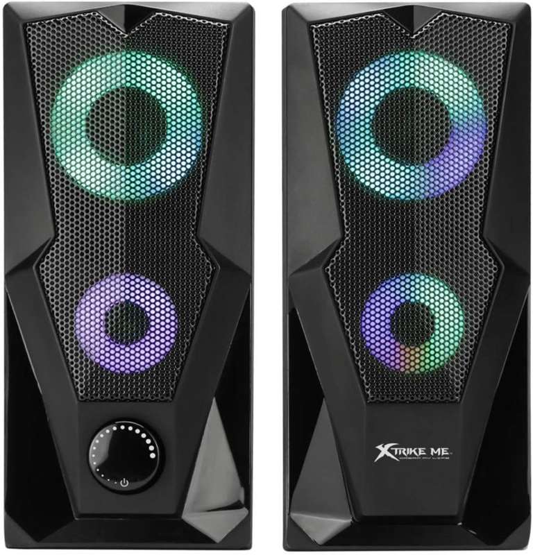 Xtrike Me 2.0 Stereo Gaming Speaker with RGB Backlight SK-501, 3.5 mm Jack (Audio), USB (Power)