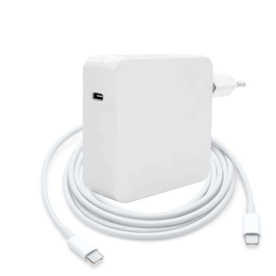 87W USB-C MacBook Power Adapter (MagSafe Compatible) - White