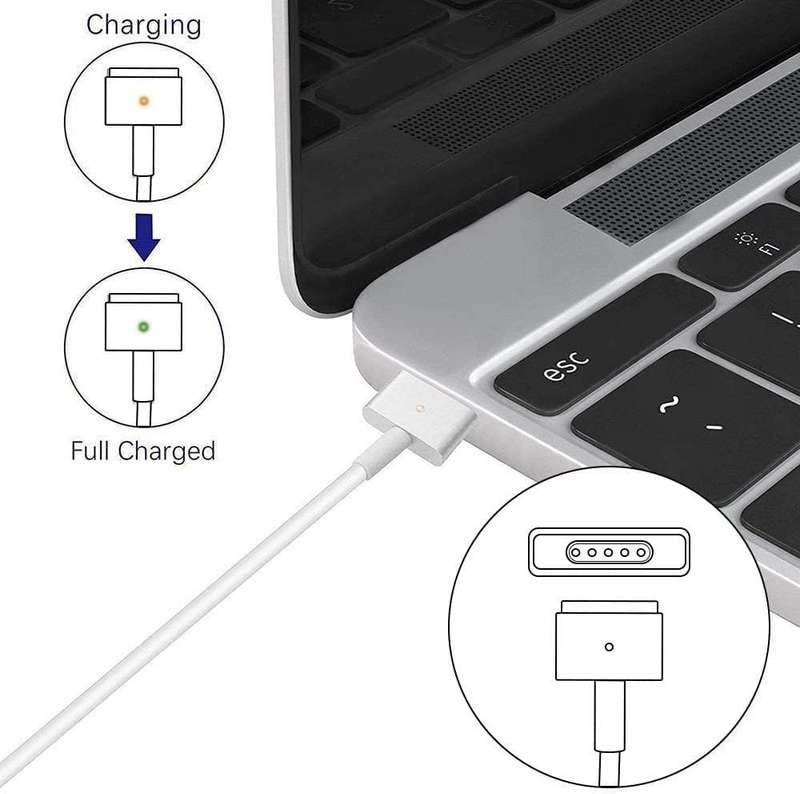60W T-tip Charger,Replacement for Mac Book Pro 13 Inch Retina Display AC 60WT-Tip Magnetic 2