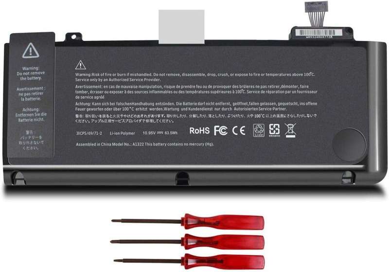 New A1322 A1278 Laptop Battery Compatible with MacBook Pro 13 inch 2009 - 2012