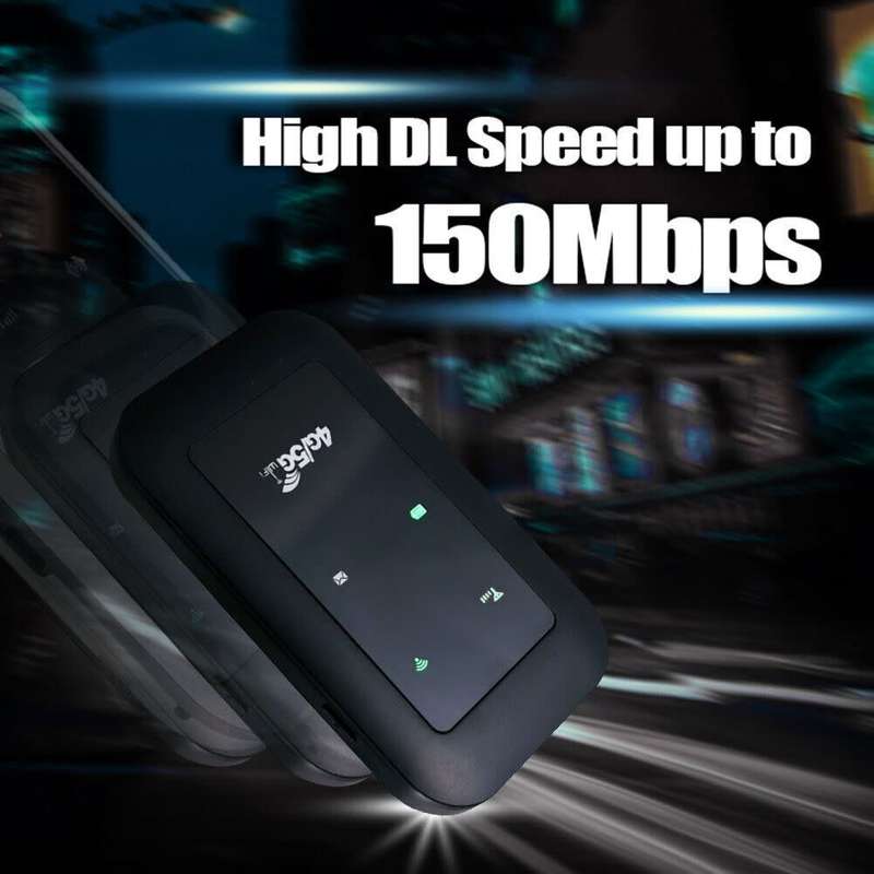 4G/5G Portable Mobile Hotspot Router, 2100mAh Battery, Plug and Play, Suitable for Travel