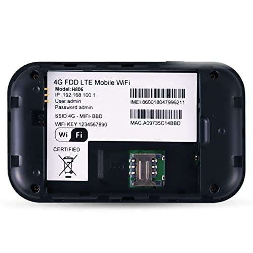 4G/5G Portable Mobile Hotspot Router, 2100mAh Battery, Plug and Play, Suitable for Travel