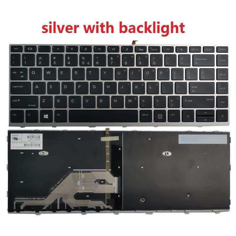 HP ProBook 430 G5, 440 G5, 445 G5 US Keyboard