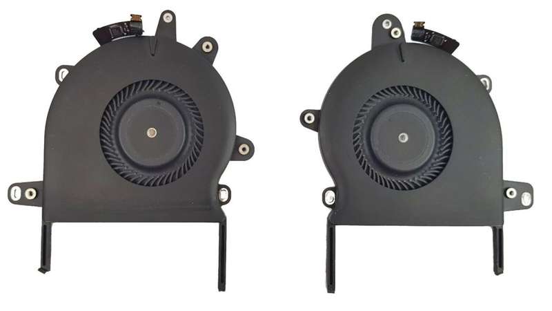 Apple MacBook Pro 13" A1706/A1708 CPU Fan Set (Right & Left) - Late 2016 / Mid 2017