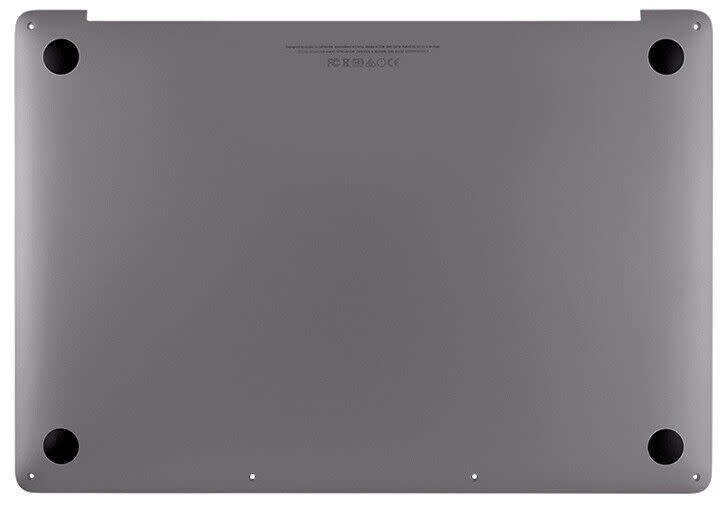 Apple MacBook Pro 15" A1990 (2018-2019) Bottom Case Cover - Space Gray & Silver (Grade A)