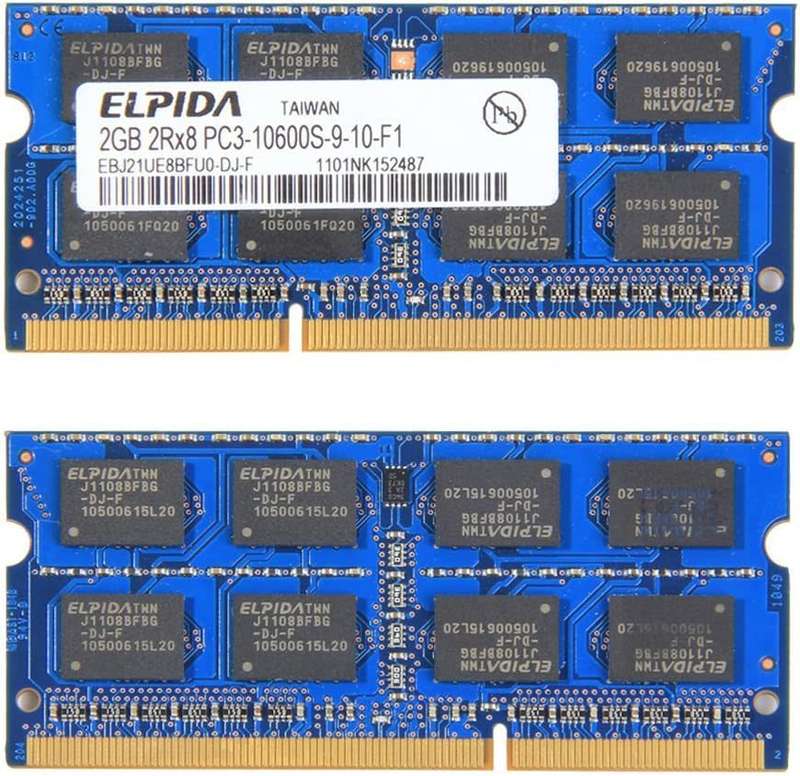 Elpida DDR3 SO-DIMM 2GB Memory RAM