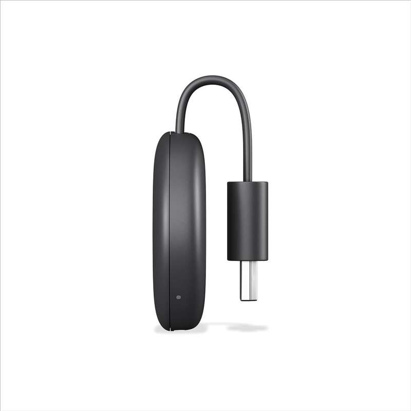 Chromecast - Streaming Device with HDMI Cable - Stream Shows, Music, Photos, and Sports from