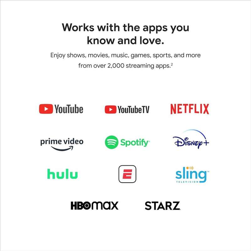 Chromecast - Streaming Device with HDMI Cable - Stream Shows, Music, Photos, and Sports from