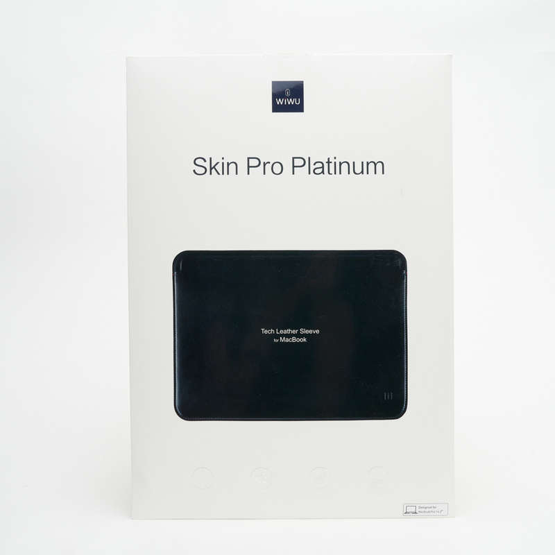 WIWU Skin Pro 12-Inch PU Leather Protection Sleeve for MacBook