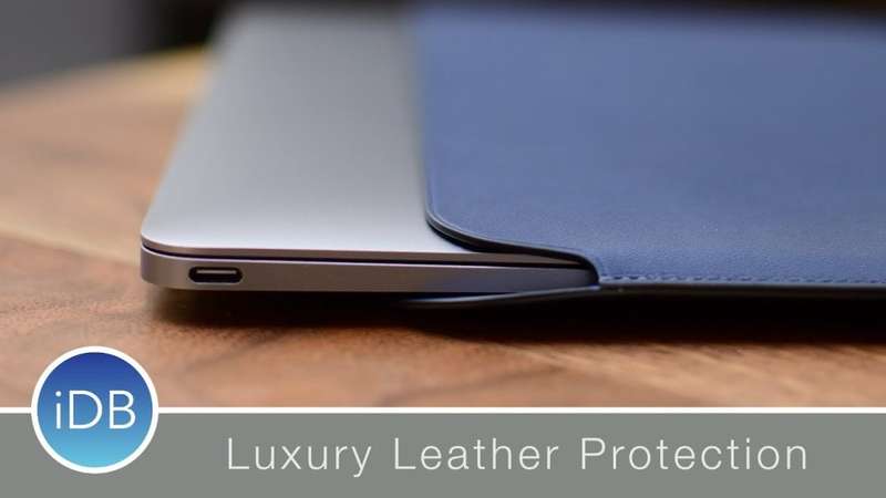 WIWU Skin Pro 12-Inch PU Leather Protection Sleeve for MacBook