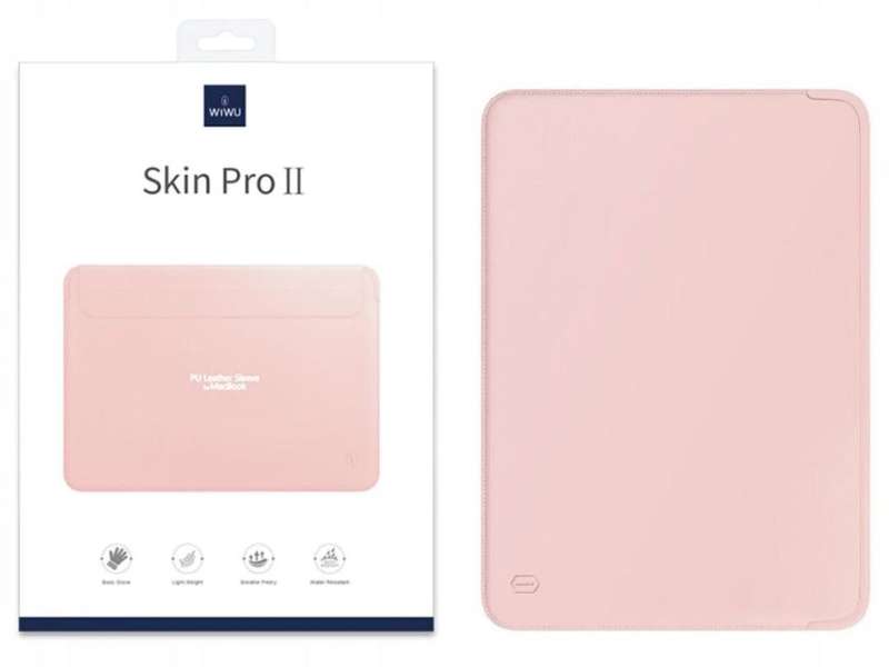WIWU Skin Pro 12-Inch PU Leather Protection Sleeve for MacBook