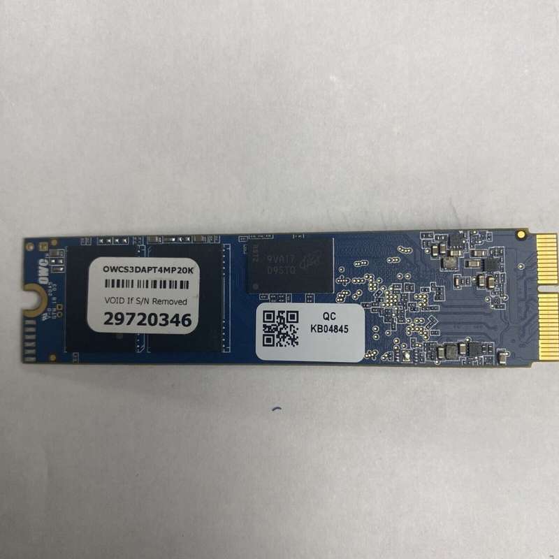 OWC Aura Pro X2 2TB SSD for Mac Pro (Late 2013) - High Performance NVMe with Heat Sink