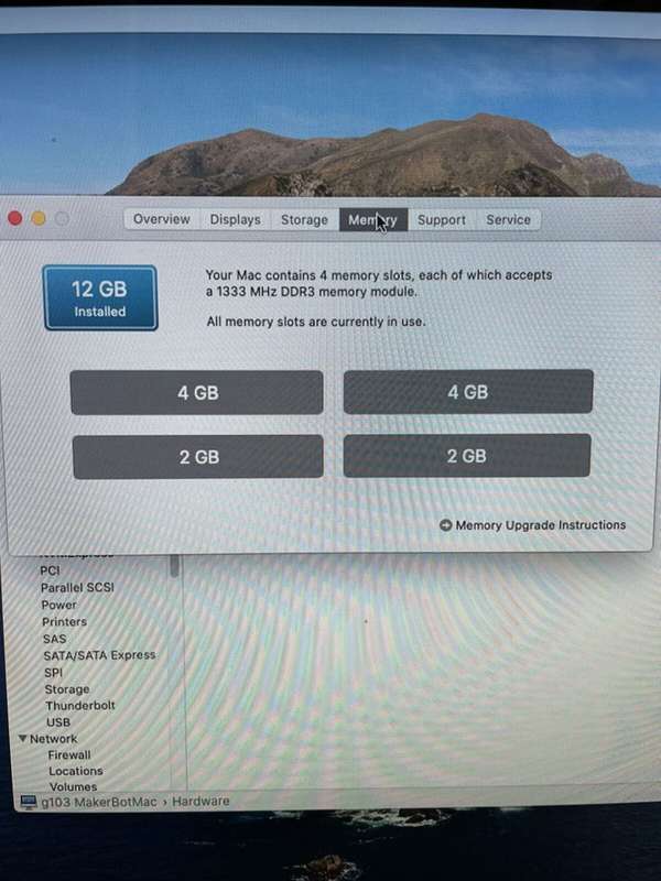 Apple iMac A1311 21.5 inch Desktop - iMac 11,2 Dual Core i3 3.06 GHz 12gb RAM 1TB Storage