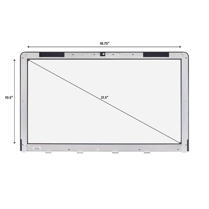 GRADE _A GLASS LCD DISPLAY PANEL FRONT COVER - iMac 21.5` A1311 Late 2009, Mid 2010, 2011