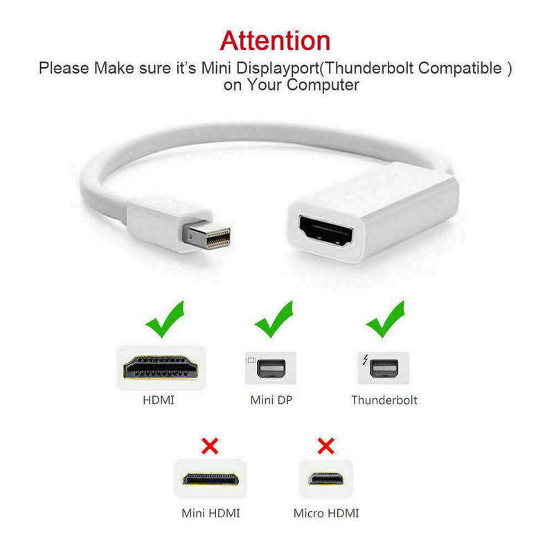 UGreen MacBook Pro Mini DP to HDMI Adapter Cable Thunderbolt Display Port