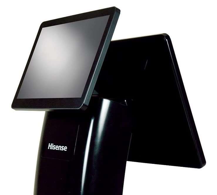 Hisense Luna POS HK718G Dual Touch screen Computer Integrated POS Terminal . LTSB - w/ 80mm Printer