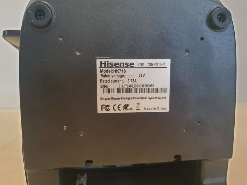 Hisense Luna POS HK718G Dual Touch screen Computer Integrated POS Terminal . LTSB - w/ 80mm Printer
